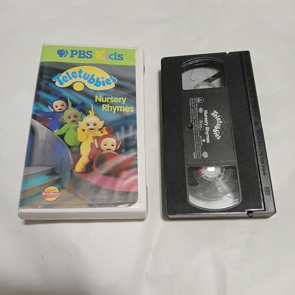 Teletubbies Nursery Rhymes Vol. 3 VHS 1998 Video Tape PBS Kids VTG Clamshell